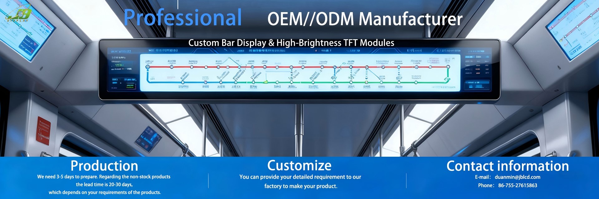 qualité Modules d'affichage TFT usine